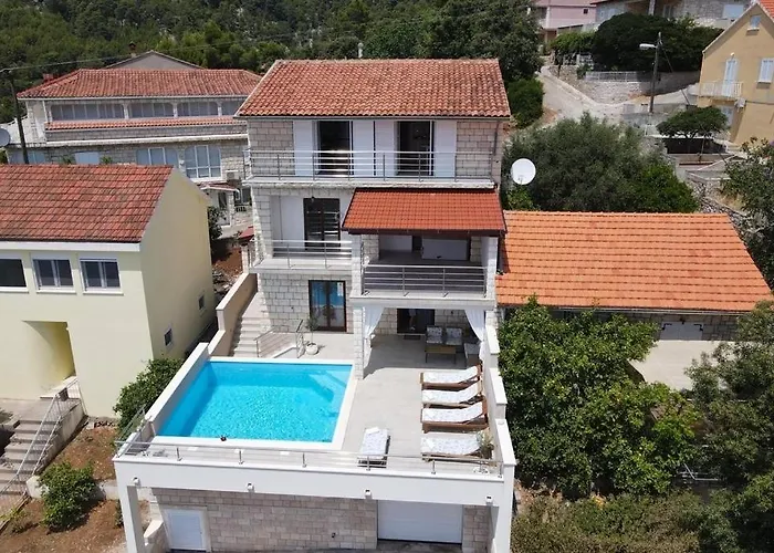 Family Friendly House With A Swimming Pool Brna, Korcula - 13943 펜션 Smokvica (Korcula)